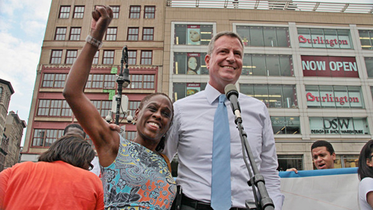 Bill De Blasio nuovo Sindaco di New York con il 73% dei voti