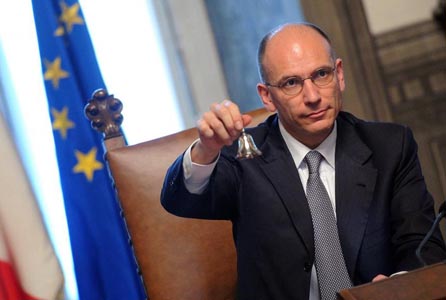 Enrico Letta punta i piedini: comando io e il Matteo si taccia