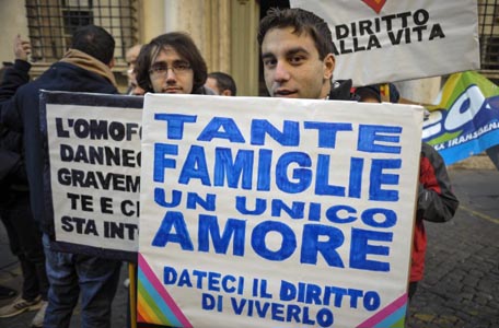 Di attivisti LGTB che si mettono di traverso rispetto alla proposta di Renzi sulle Unioni Civili