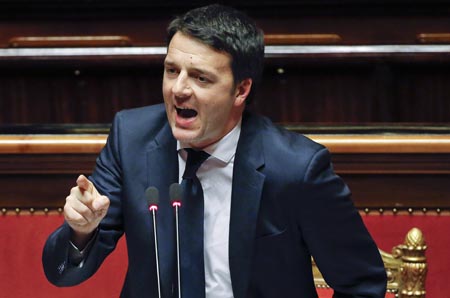 Renzi annuncia per venerdì 28 marzo l’avvio dell’abolizione del Senato