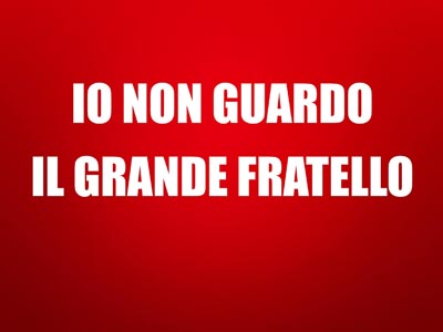 Grande Fratello? A questo popolo di guardoni andrà anche bene, ma basta!