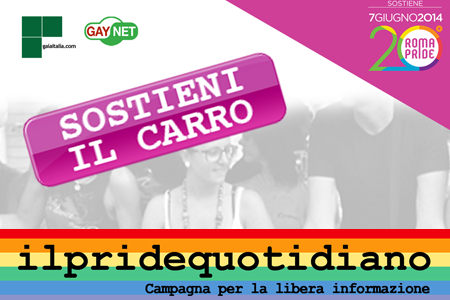 Il Pride Quotidiano: al Pride di Roma un carro dedicato all’informazione libera, sosteneteci con 10€