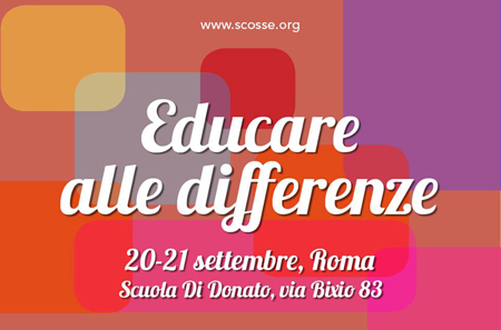 Roma, “Educare alle Differenze” il 20 e 21 settembre 2014