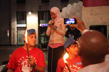 Milano, l’Islam in piazza contro i terroristi dell’Is e l’odio religioso
