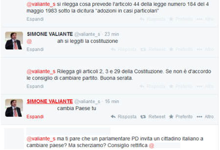 “CAMBIA PAESE TU”, Gaiaitalia.com: chiediamo le dimissioni da deputato all’Onorevole PD Valiante o le sue scuse scritte