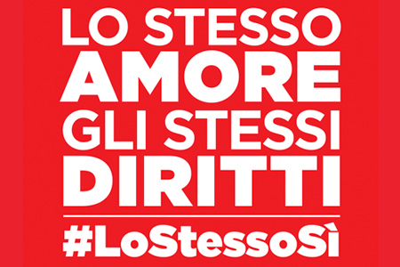 #LoStessoSi, il Mario Mieli: il 14 Febbraio tutte e tutti in piazza per il matrimonio egualitario