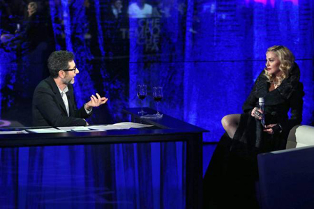 Madonna da Fazio, l’Invidia su Facebook