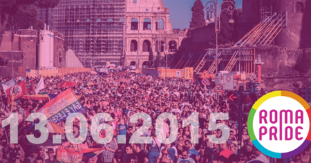 Roma Pride 2015, il 13 giugno la grande parata della Capitale