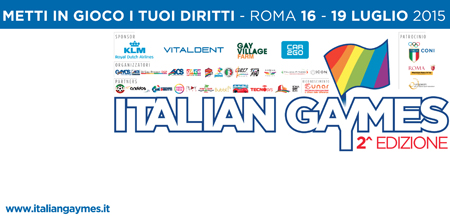 Roma, in arrivo la seconda edizione di Italian Gaymes