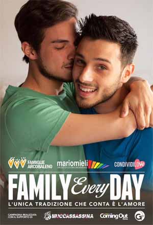 Roma, partita la campagna “Family EveryDAY” del circolo Mario Mieli