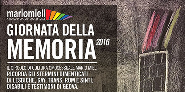 Roma, le iniziative del Circolo Mario Mieli per la Giornata della Memoria