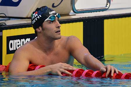 Gabriele Detti vince l’oro nei 400sl agli Europei di nuoto di Londra