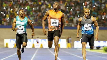 Usain Bolt si scalda i muscoli: 9”88 sui 100m a Kingston