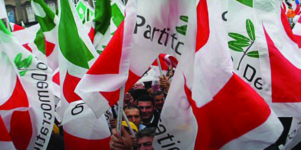 Sondaggio Demos: PD di nuovo primo partito