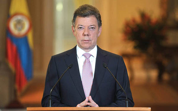 Nobel per la Pace al presidente colombiano Santos per l’accordo con le FARC