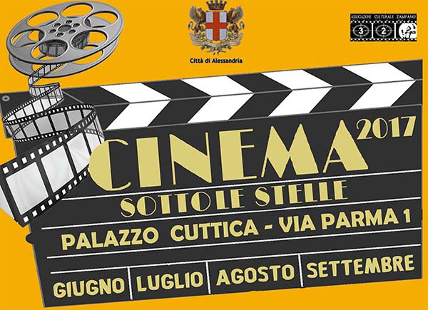 Cinema sotto le Stelle a Palazzo Cuttica per l’estate ad Alessandria dal 23 giugno