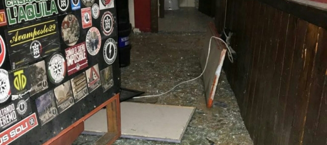 Bomba contro la sede di Casapound a Trento