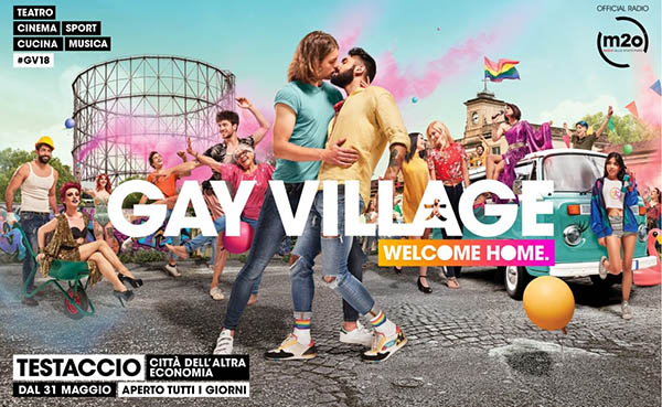 Gay Village Roma 2018: il programma completo dell’edizione numero 17