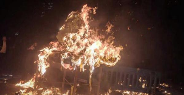 Londra, esplosione in un falò durante festa ebraica: feriti