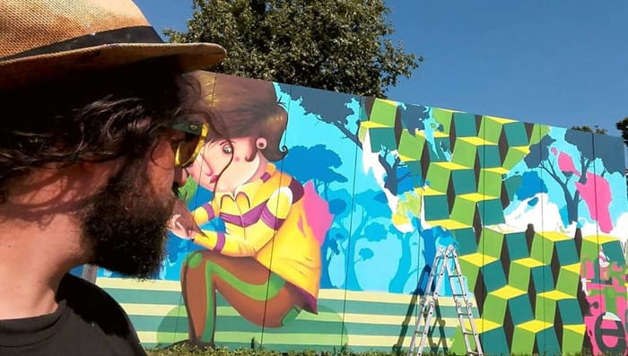 Arte di Strada all’Idroscalo con Cristian Sonda