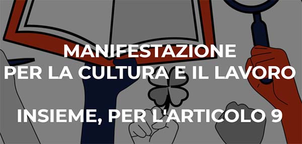 Roma, Manifestazione per la Cultura e il Lavoro. Il 6 ottobre