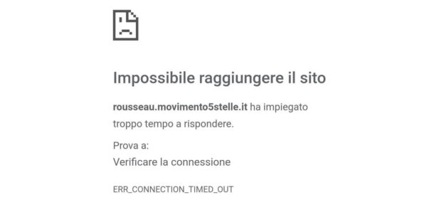 La favolosa piattaforma che va in tilt ad ogni votazione