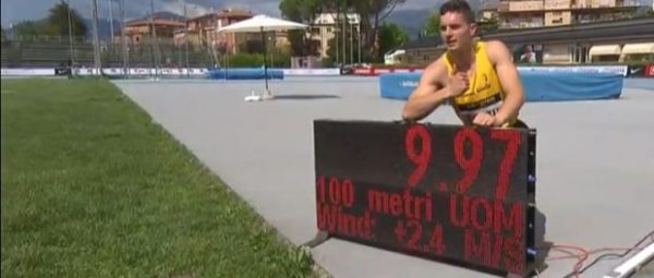 Tortu corre in 9″97… ma c’era vento