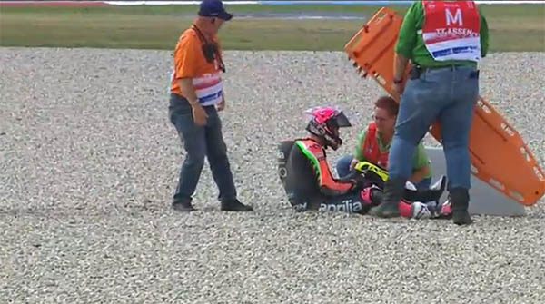 Jorge Lorenzo cade ad Assen. E’ in ospedale
