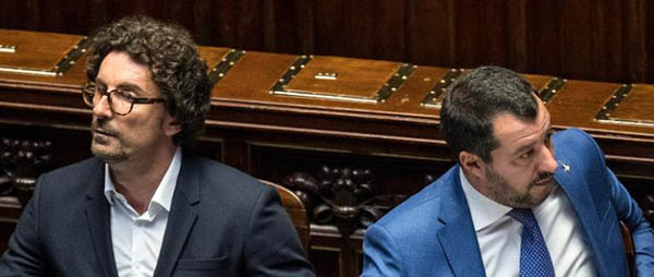Matteo Salvini ha cambiato nemico. Ora è furioso con Toninelli per i fatti di Venezia