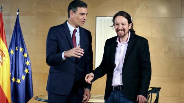 La militancia de Podemos avala la coalición con el PSOE
