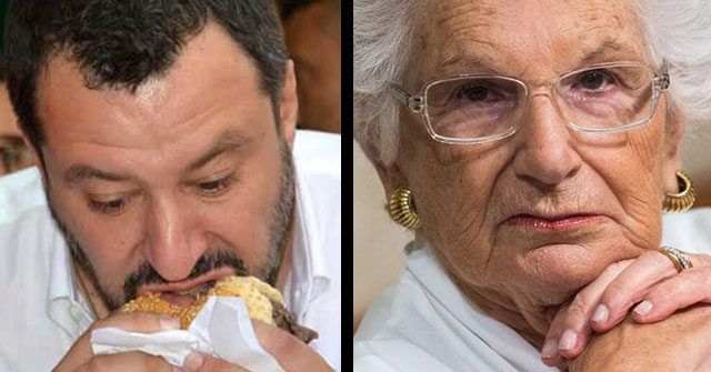 Matteo Salvini: “I senatori a vita vivono a lungo… Certi non muoiono mai”. Liliana Segre: “Mi ha allungato la vita”