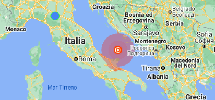 Terremoto in Adriatico di magnitudo 5.6, avvertito anche sulla terra ferma. Paura tra la gente