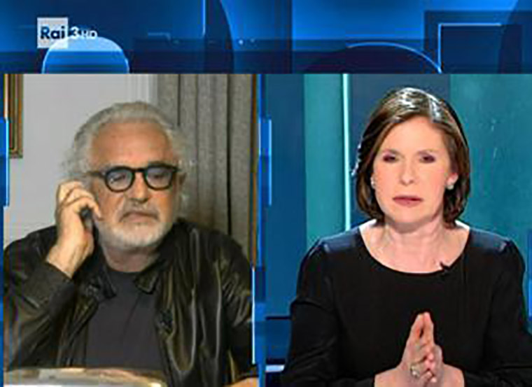 #Cartabianca e Flavio Briatore che storpia i nomi come al bar. Se questa è informazione…