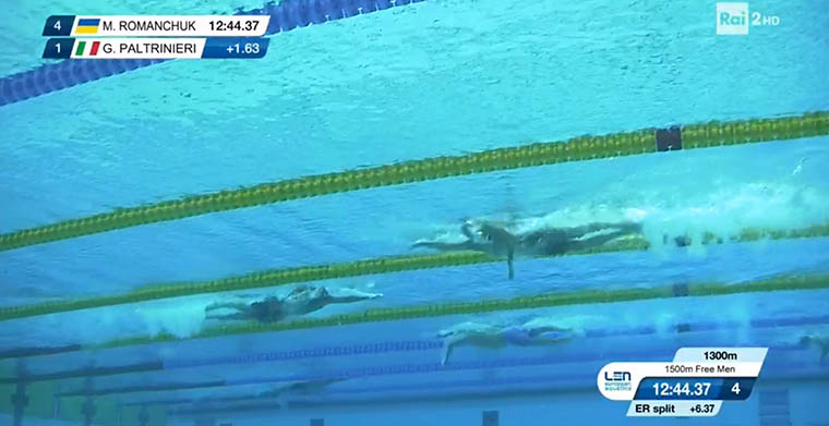 Europei di Nuoto di Budapest: Paltrinieri è argento. Vince Romanchuck. Acerenza il bronzo