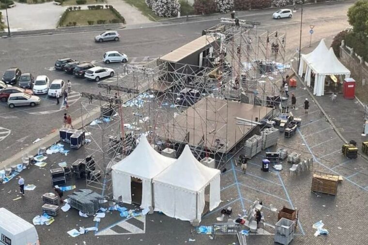 E poi ci sono le piazze mezze vuote e piene di rifiuti del Salvini di Prima l’Italia