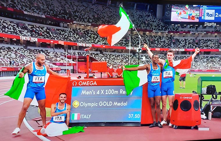 Guarda guarda… Uno degli staffettisti britannici (sconfitti dall’Italia a Tokyo 2020) è sospeso per doping…