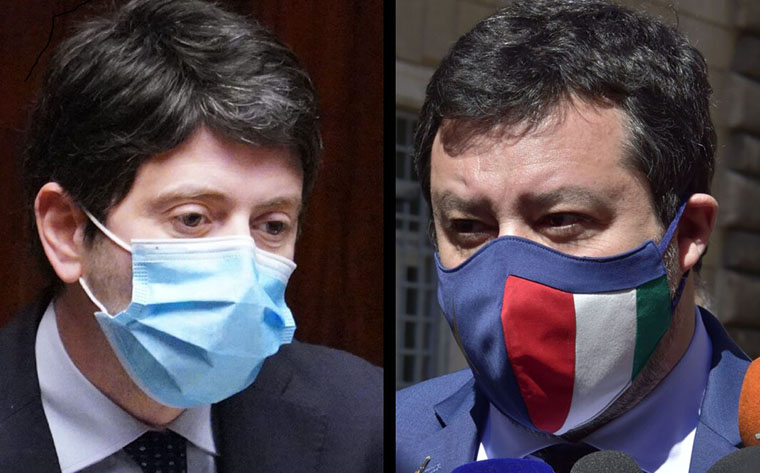 Chiedi a Salvini un parere sul vaccino e lui risponderà che Speranza vuole il lockdown: meglio una bufala oggi che una sconfitta domani
