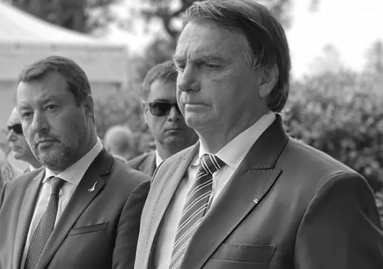 Matteo Salvini si scusa “con i brasiliani per i fischi a Bolsonaro” come se ai brasiliani interessasse qualcosa di chi sta distruggendo l’Amazzonia