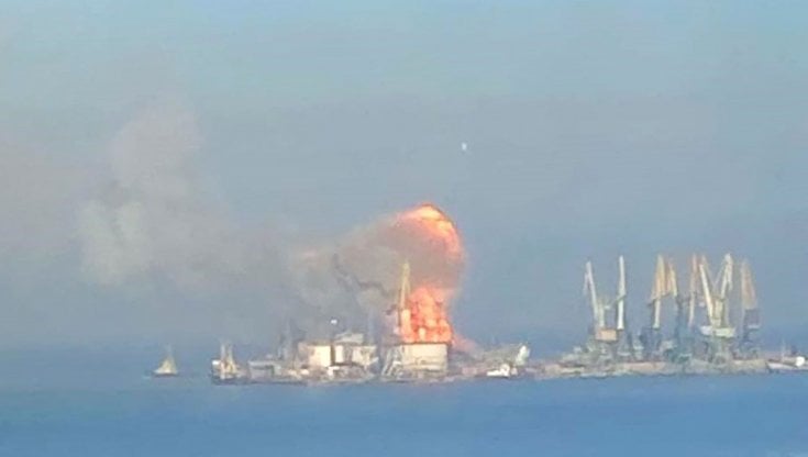 Ancora nessuna conferma sulla fregata russa Admiral Makarov a fuoco al largo di Odessa