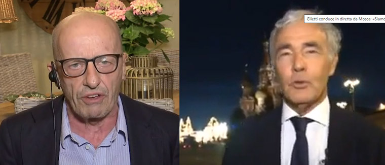 Giletti e Mosca. O di quando persino Sallusti sbatte la porta…