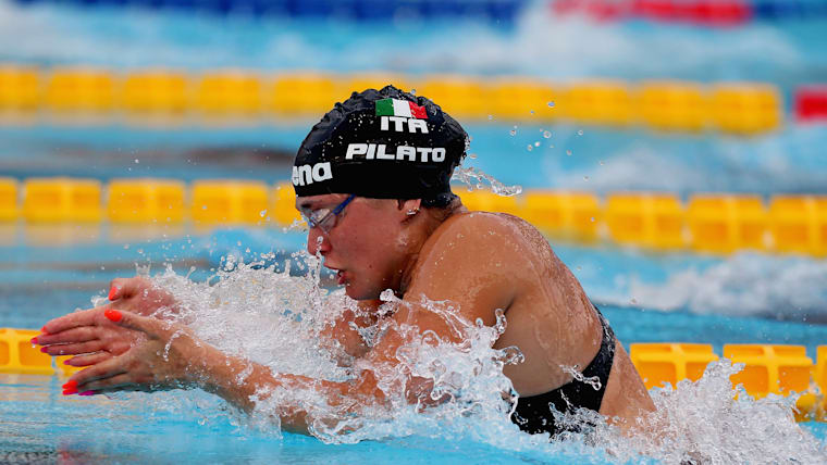 Benedetta Pilato è bronzo nei 50 rana femminili: bravissima