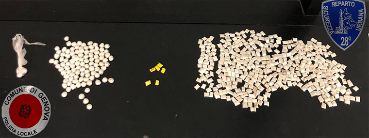 Operazione antidroga della Polizia Locale. arrestato uno spacciatore