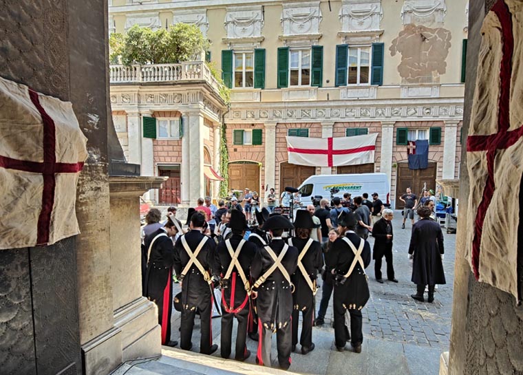 Genova set della nuova serie tv su Goffredo Mameli