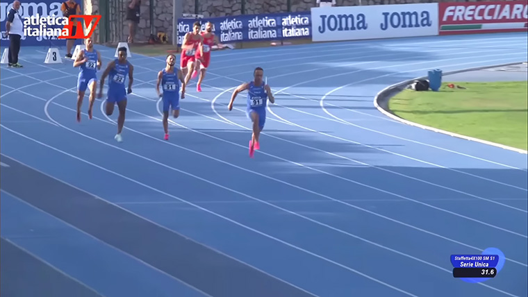 La staffetta 4×100 dell’Italia corre in 38″04 e va ai Mondiali