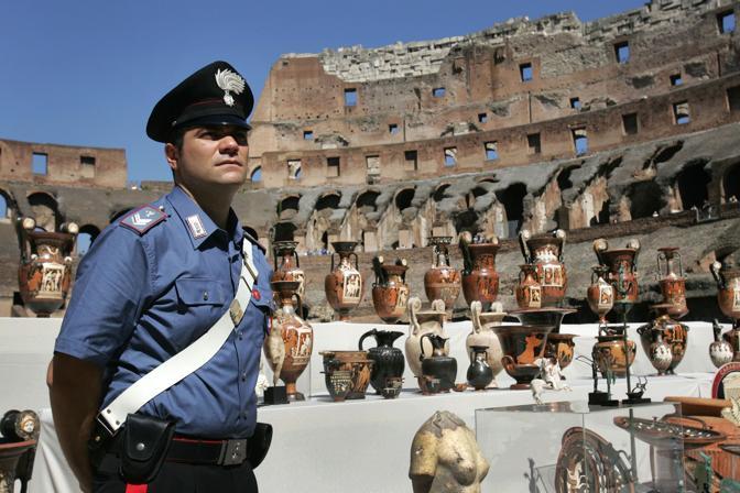Recuperati dagli U.S.A. 266 reperti archeologici del patrimonio culturale italiano
