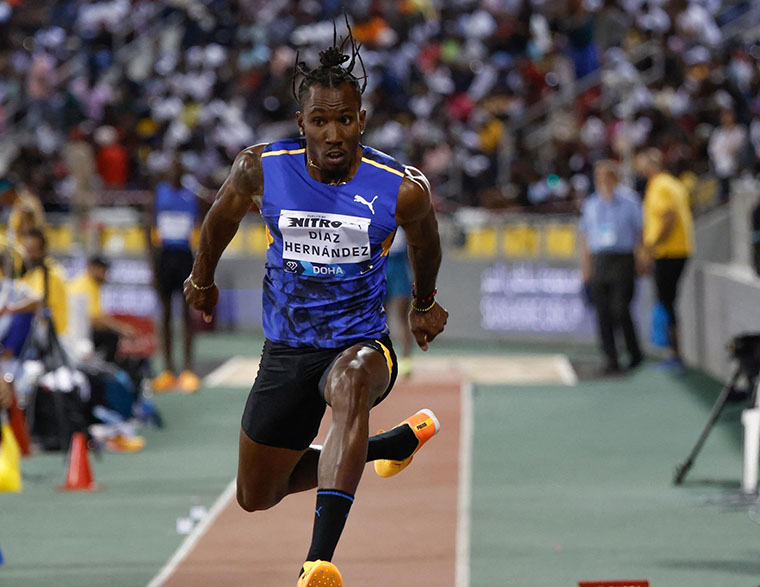 Diamond League. Andy Diaz fa 17,43 nel triplo a Xiamen