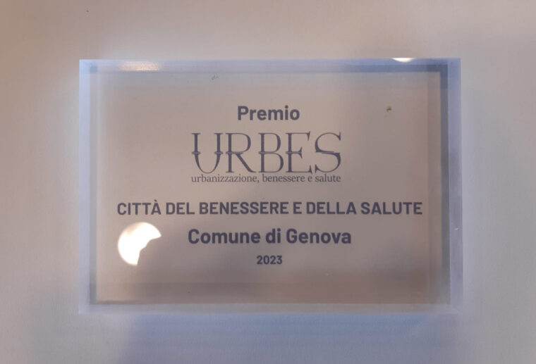 Al Comune di Genova il premio “Urbes Award 2023”
