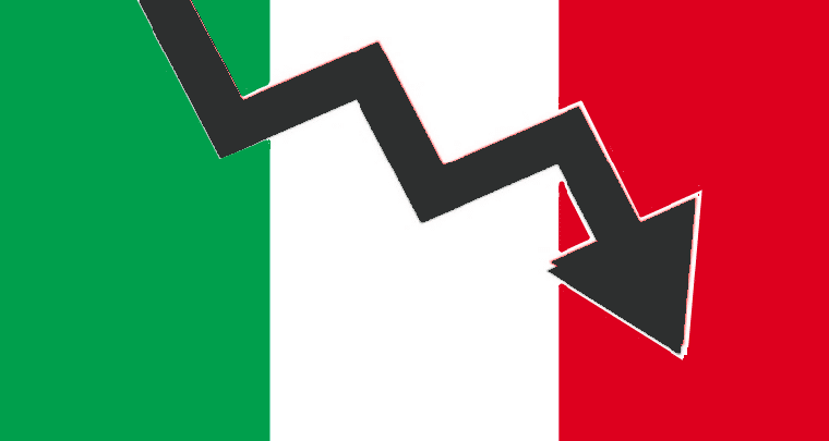 L’Italia sarà penultima in Eurozona per crescita del pil e prima per crescita del debito