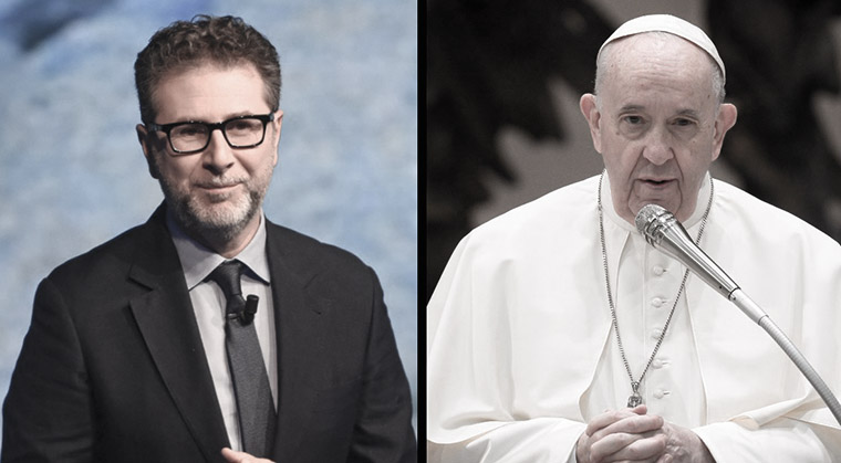 Fabio Fazio porta Papa Francesco a “Che Tempo Che Fa” sul Nove