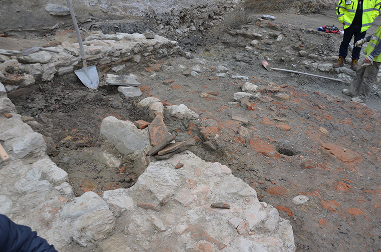 Genova. La fornace romana ritrovata durante gli scavi della metro esposta alla Certosa di San Bartolomeo